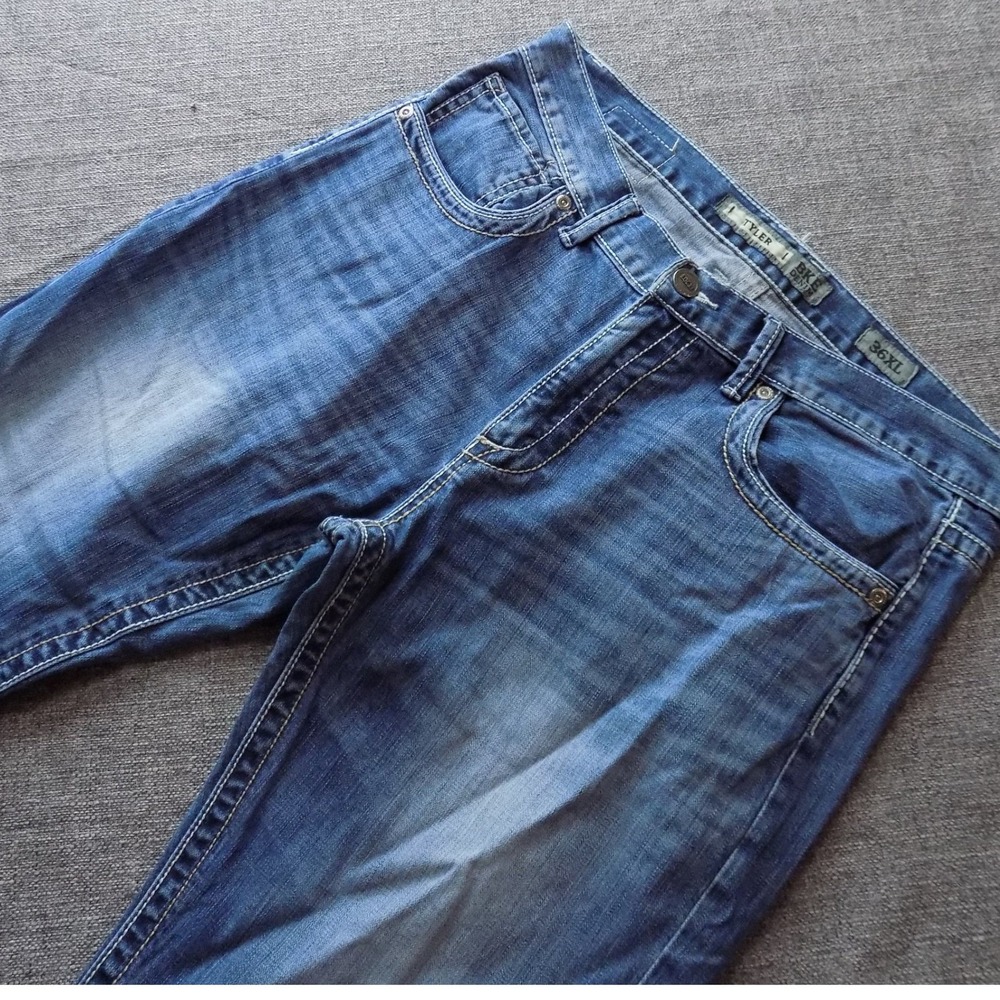 BKE Tyler Straight Leg Jeans Mens 36XL Blue Excellent Medium Wash Tall 36x36